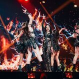 Justyna Steczkowska (Polonia), en la Semifinal 1 de Eurovisión 2025