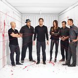 Michael C. Hall y el resto del reparto de la octava temporada de 'Dexter'