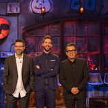 Quequé, David Broncano y Andreu Buenafuente en el segundo aniversario de #0