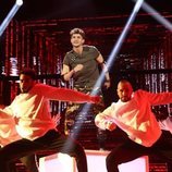 Carlos Right en su actuación de la Gala 5 de 'OT 2018'
