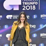 Sabela, la cuarta finalista de 'OT 2018', en la rueda de prensa tras la final