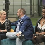 María Jesús Ruiz, Julio Ruz y Carolina Sobe en la Gala 5 de 'GH Dúo'