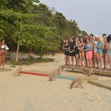 Los concursantes se deben enfrentar a la primera prueba, en la Gala 1 de 'Supervivientes 2019'