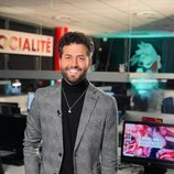 El redactor Javier de Hoyos en el debut de 'Socialité' en el access