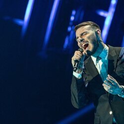 Krystian Ochman, representante de Polonia, en la Semifinal 2 de Eurovisión 2022