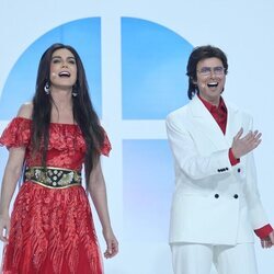 Anne Igartiburu y Mar Flores imitan a Al Bano y Romina en la final de 'Tu cara me suena'
