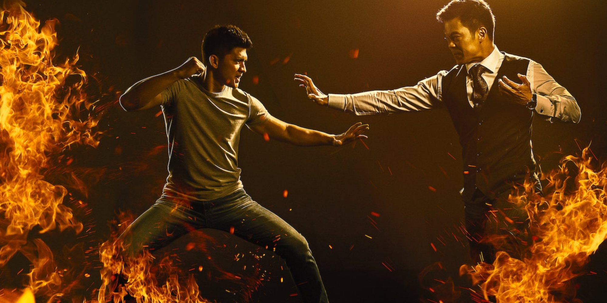 Iko Uwais y Byron Mann en 'Wu Assassins'