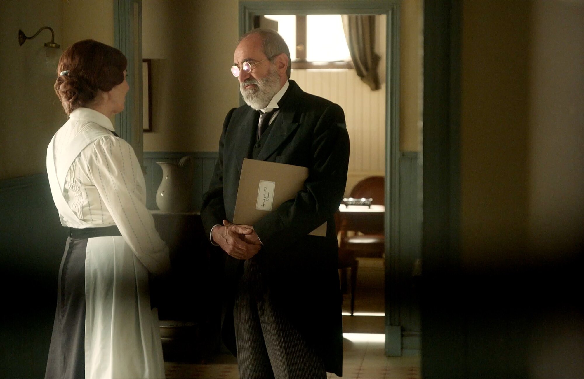 Rómulo en una de las escenas del episodio 601 de 'La promesa'