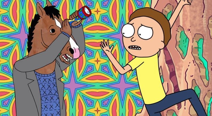 BoJack Horseman observa a Morty de 'Rick y Morty'